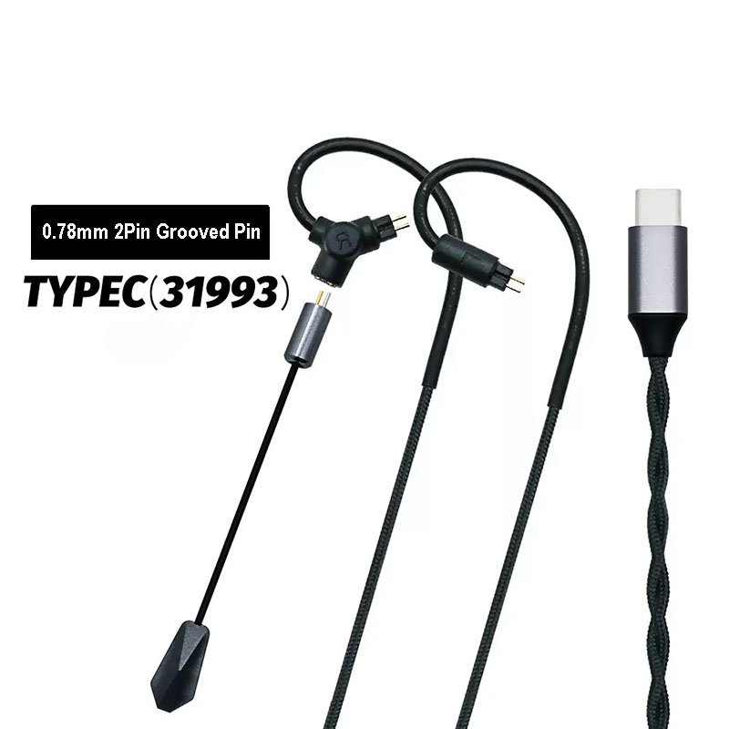 0.78 QDC MMCX Gaming Earphone  - Usb C Earphone reseña y precio